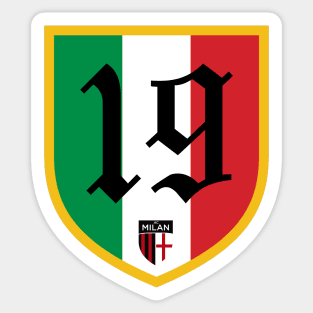 campeon milan 2022 Sticker